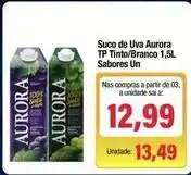 Spani Atacadista Aurora - suco de uva tp tinto/branco oferta