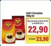 Spani Atacadista 3 corações - café oferta