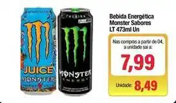 Spani Atacadista Monster - bebida energética sabores lt 473ml oferta
