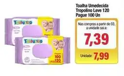 Spani Atacadista Leve - toalha umedecida tropolino oferta