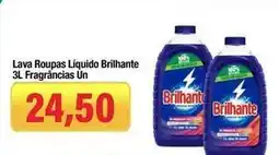 Spani Atacadista Brilhante - lava roupas líquido 3l fragrâncias un oferta