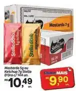 Fort Atacadista Stella - mostarda 5g ou ketchup oferta
