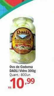 Althoff Supermercados Ovo De Codorna Daoli Vidro oferta