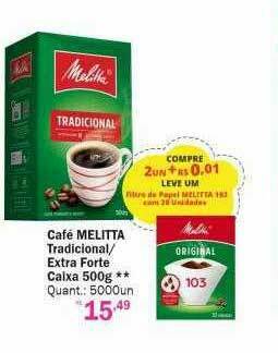 Althoff Supermercados Café Melitta Tradicional Extra Forte Caixa oferta