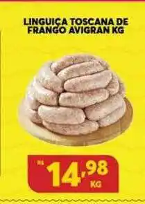 Atacadão Centro Sul Linguiça Toscana De Frango Avigran oferta