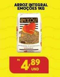 Atacadão Centro Sul Arroz Integral Emoçòes oferta