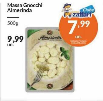 Zaffari Massa Gnocchi Almerinda oferta