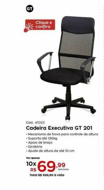 Ibyte Cadeira Executiva Gt 201 oferta