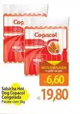 Atacadão Copacol - salsicha hot dog congelada oferta