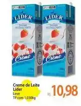 Atacadão Lider - creme de leite oferta