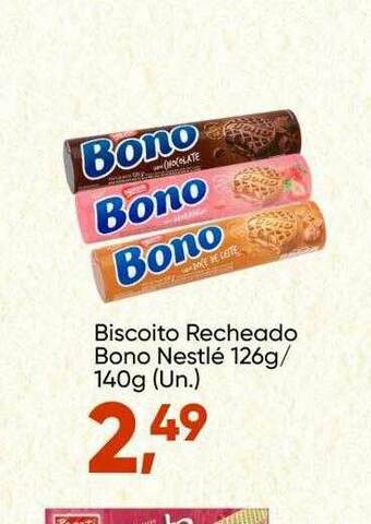 Imec Supermercados Biscoito Recheado Bono Nestlé oferta