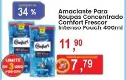 Federzoni Supermercados Amaciante Para Roupas Concentrado Comfort Frescor Intenso Pouch oferta