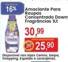 Federzoni Supermercados Amacianete para roupas concentrado downy fragrâncias 1lt oferta