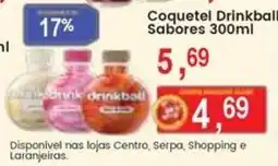 Federzoni Supermercados Coquetel Drinkball Sabores oferta