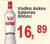 Federzoni Supermercados Vodka Askov Sabores oferta