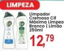 Federzoni Supermercados Limpador cremoso cif máxima limpeza branco | limão oferta