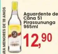 Federzoni Supermercados Aguardente de Cana 51 Pirassununga oferta