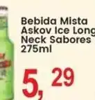 Federzoni Supermercados Bebida Mista Askov Ice Long Neck Sabores oferta