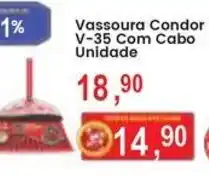 Federzoni Supermercados Vassoura Condor V-35 Com Cabo oferta