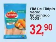 Federzoni Supermercados Filé de tilápia seara empanado oferta