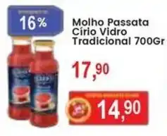 Federzoni Supermercados Molho Passata Cirio Vidro Tradicional oferta