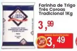 Federzoni Supermercados Farinha de Trigo Três Coroas Tradicional oferta