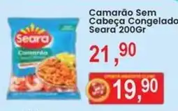 Federzoni Supermercados Camarão sem cabeça congelado oferta
