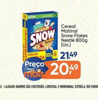 Imec Supermercados Cereal Matinal Snow Flakes Nestlé oferta