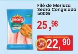 Federzoni Supermercados Filé de Merluza Seara Congelada oferta