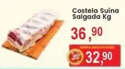 Federzoni Supermercados Costela Suína Salgada Kg oferta