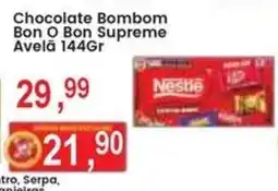 Federzoni Supermercados Chocolate Bombom Bon O Bon Supreme Avelã oferta
