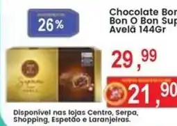 Federzoni Supermercados Chocolate Bon Bon O Bon Super Avelã oferta