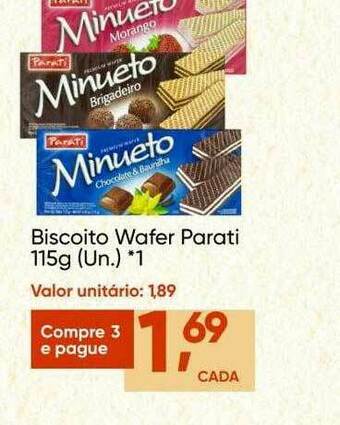 Biscoito Wafer Parati