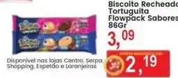 Federzoni Supermercados Biscoito Recheado Tortuguita Flowpack Sabores oferta