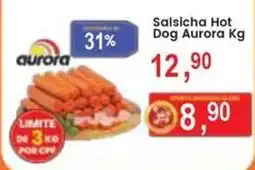 Federzoni Supermercados Salsicha Hot Dog Aurora Kg oferta