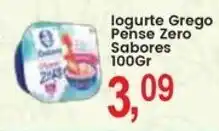 Federzoni Supermercados Iogurte Grego Pense Zero Sabores oferta