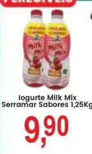 Federzoni Supermercados logurte milk mix serramar sabores oferta