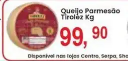 Federzoni Supermercados Queijo Parmesão Tirolez Kg oferta