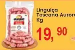 Federzoni Supermercados Linguiça Toscana Aurora oferta