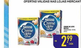 Mercantil Rodrigues Creme De Leite Nestlé oferta
