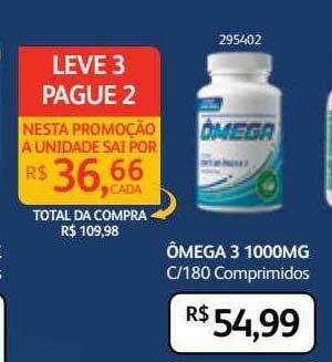 ômega 3 1000mg C-180 Comprimidos