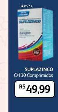 PoupaFarma Suplazinco C-130 Comprimidos oferta