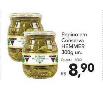 Supermercados Koch Pepino Em Conserva Hemmer oferta