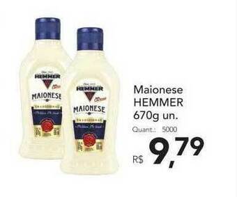 Supermercados Koch Maionese Hemmer oferta
