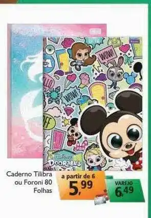 Caderno Tilibra Ou Foroni