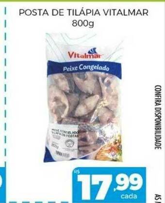 Supermercados Avenida Posta De Tilápia Vitalmar oferta