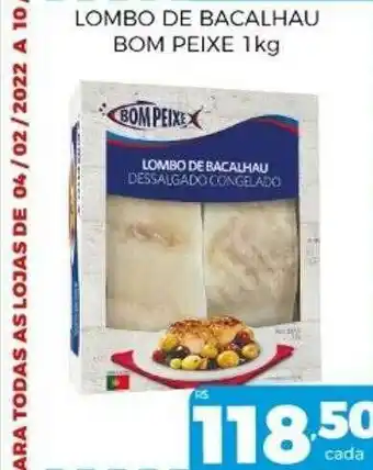 Supermercados Avenida Lombo De Bacalhau Bom Peixe oferta