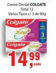 Supermercados Mundial Creme Dental Colgate Total 12 Varios Tipos oferta