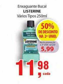 Supermercados Mundial Enxaguante Bucal Listerine Varios Tipos oferta