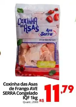 Althoff Supermercados Coxinha das Asas de Frango AVE SERRA Congelado oferta
